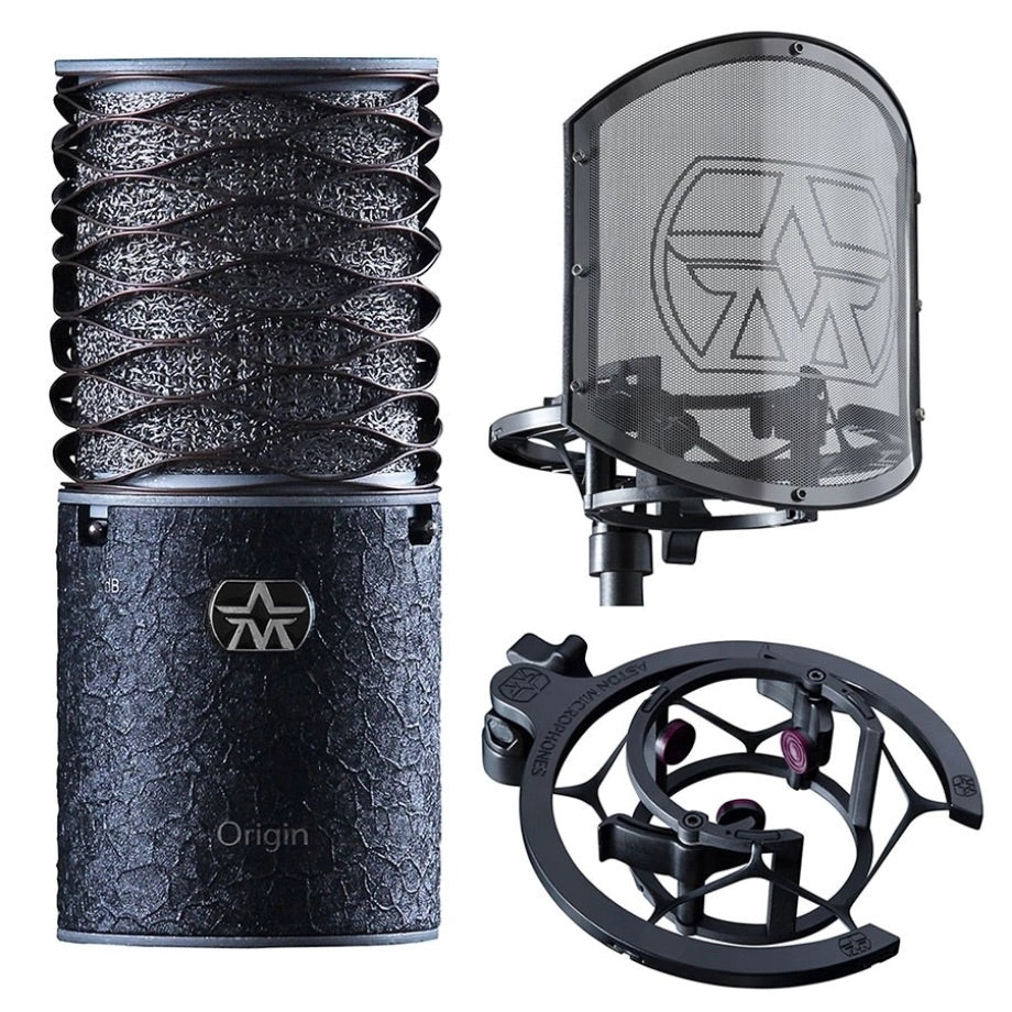Aston Origin Black Bundle Premium Studio Condenser Microphone