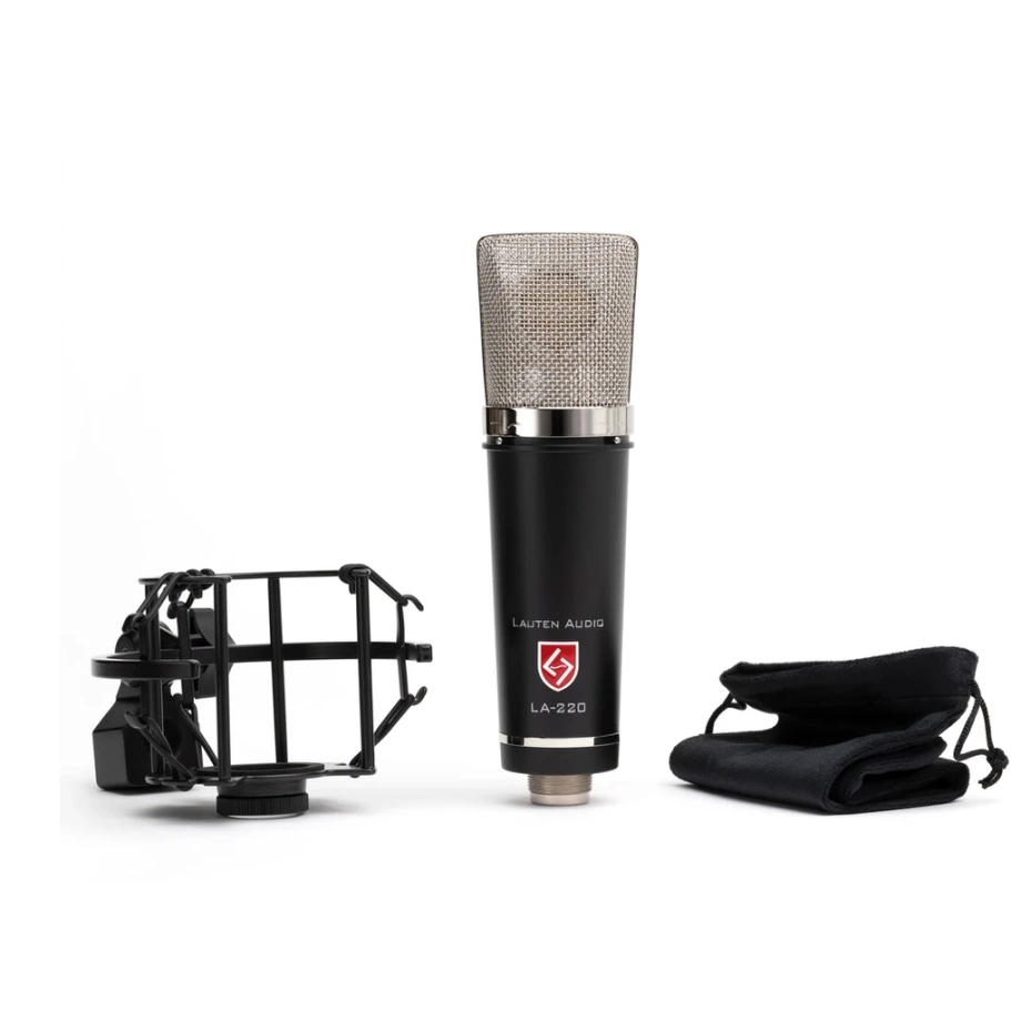 Studiový kondenzátorový mikrofon Lauten Audio Series Black LA-220 V2 Premium