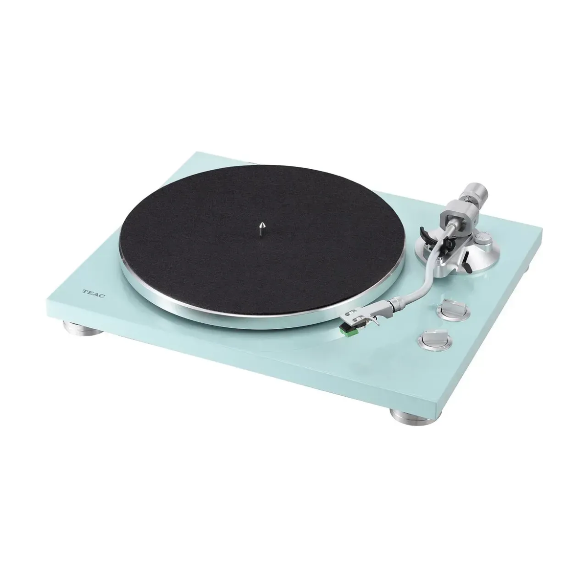 Hi-Fi gramofon TEAC TN-400BT-X/TB v tyrkysově modré barvě