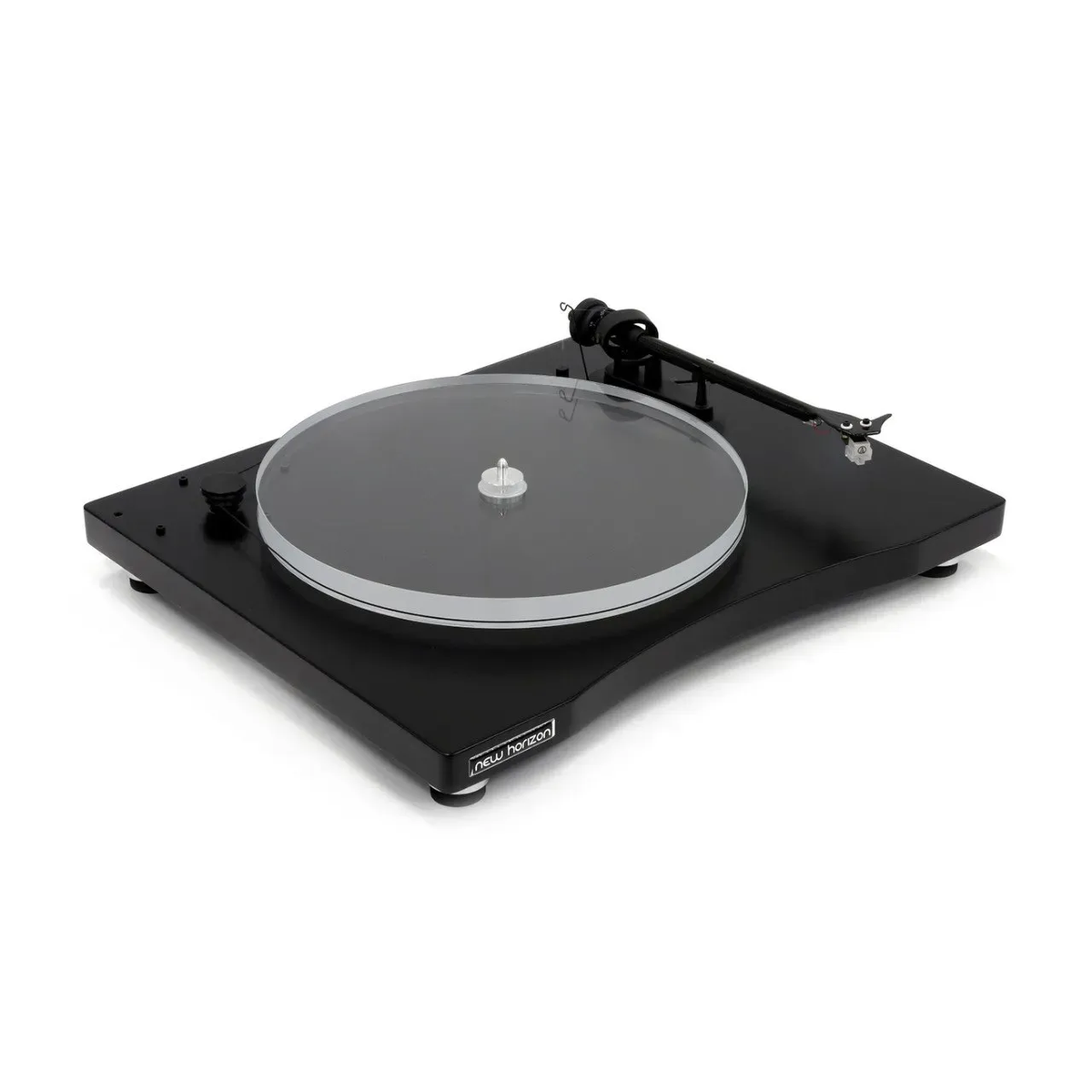 Hi-Fi gramofon New Horizon 201 AT-VM520EB v laminované černé barvě