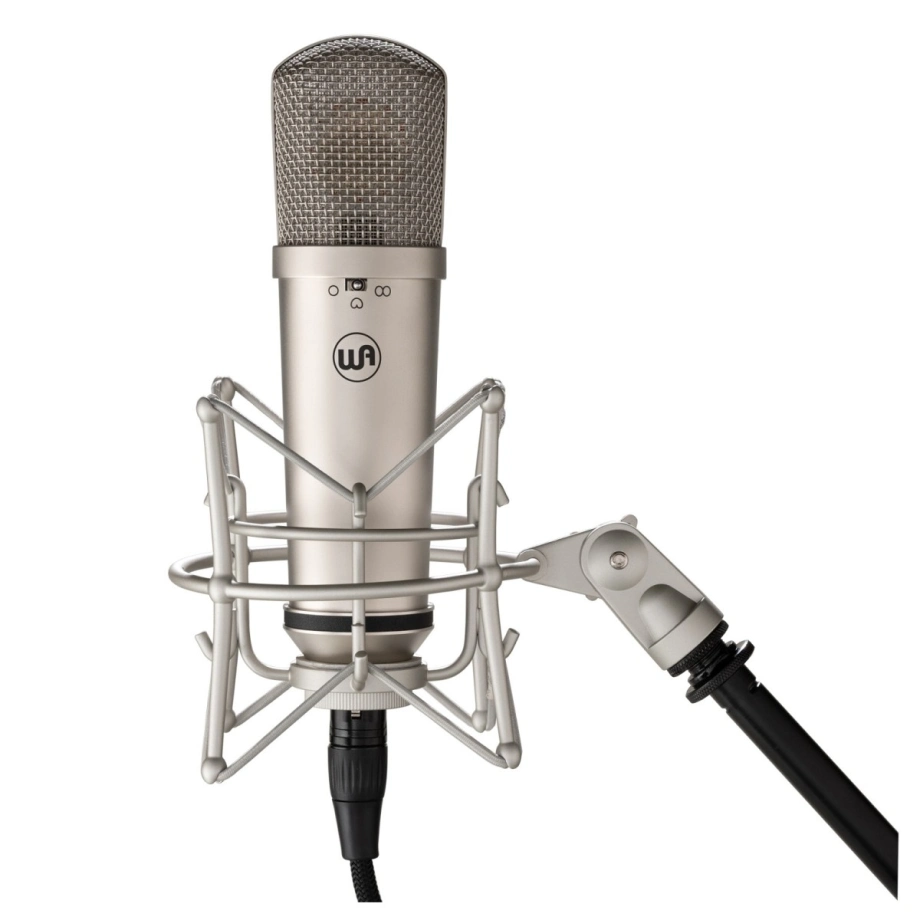 Studiový kondenzátorový mikrofon Warm Audio WA-87jr Premium v niklovém provedení