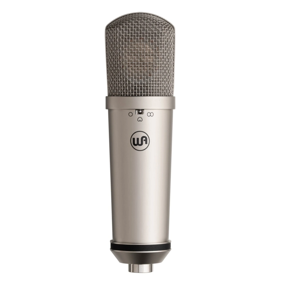 Studiový kondenzátorový mikrofon Warm Audio WA-87jr Premium v niklovém provedení